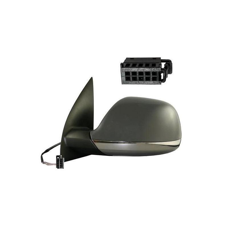 RETROVISORE ELETT SX 7 BASE CROMATA GPS SISTEM VERS. 7/2013-  VOLKSWAGEN AMAROK P/U (S6/S7) 2010 2016 OEM 2H1857507CNRYP