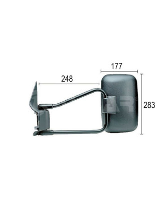 RETROVISORE MANUALE SX MERCEDES-BENZ SPRINTER 2 6 1995-2006