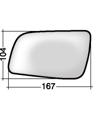 VETRO CON PIASTRA SX OPEL ASTRA G (T98/F35) 1998 2004 OEM