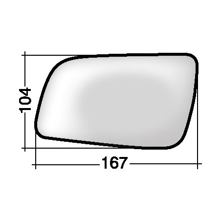 VETRO CON PIASTRA SX OPEL ASTRA G (T98/F35) 1998 2004 OEM