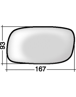 VETRO CON PIASTRA SX OPEL ASTRA F (T92) 1995 1998 OEM 90520161