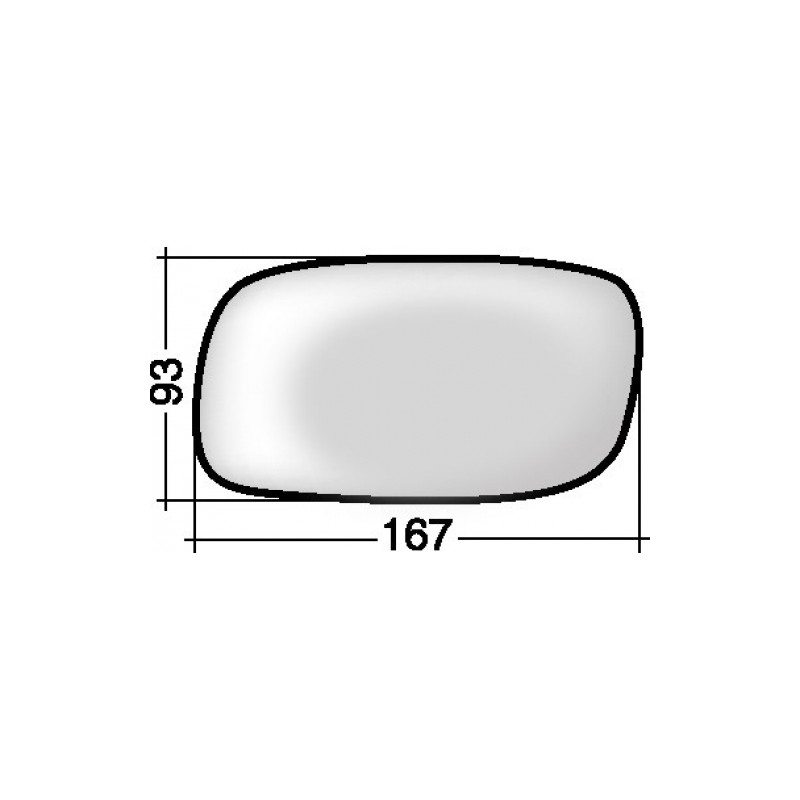 VETRO CON PIASTRA SX OPEL ASTRA F (T92) 1995 1998 OEM 90520161