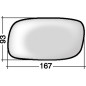 VETRO CON PIASTRA SX OPEL ASTRA F (T92) 1995 1998 OEM 90520161