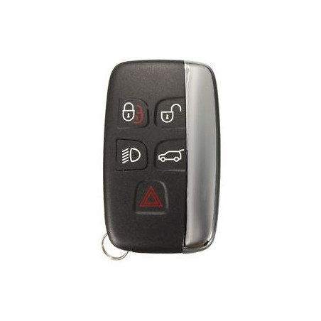 GUSCIO PER CHIAVI NERO CON BORDO ARGENTO 4+2 LAND ROVER