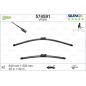 SPAZZOLA TERGI SILENCIO FLAT BLADE ANT SX COPPIA 640mm + 520mm CODICE BREVE: VF491
