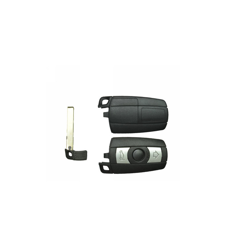 GUSCIO PER CHIAVI NERO CON TASTI ARGENTO 3 VANO BATTERIA SUL RETRO DI EMERGENZA BMW SERIE 5 GT F07 2009 
