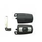 GUSCIO PER CHIAVI NERO CON TASTI ARGENTO 3 VANO BATTERIA SUL RETRO DI EMERGENZA BMW SERIE 5 GT F07 2009 