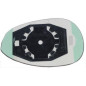 VETRO CON PIASTRA DX FIAT 500 (312) 2007 2015 OEM 71740495