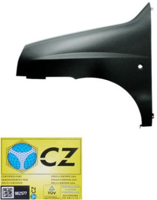 PARAFANGO ANT SX FIAT DOBLO (119/223) 2001 2005 OEM 98808123