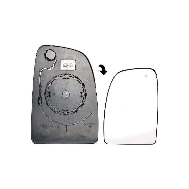 VETRO CON PIASTRA SX VM FIAT DUCATO III (250) 2006 2014 OEM 6000632355