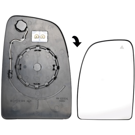 VETRO CON PIASTRA SX VM FIAT DUCATO III (250) 2006 2014 OEM