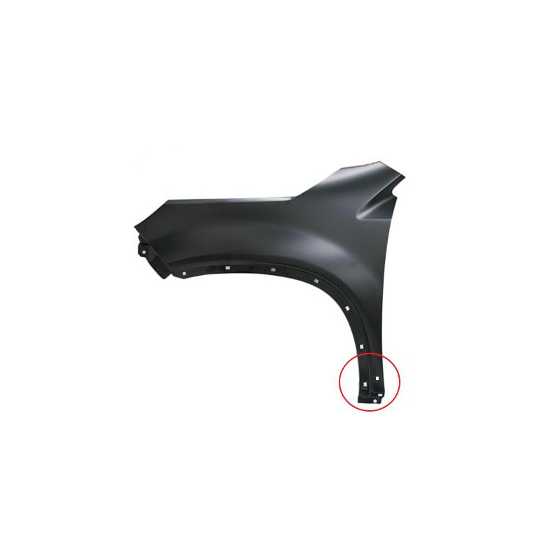 PARAFANGO ANT SX GIROPARAFANGO + MODANATURA KIA SORENTO (XM) 2009 2012 OEM 663111U020