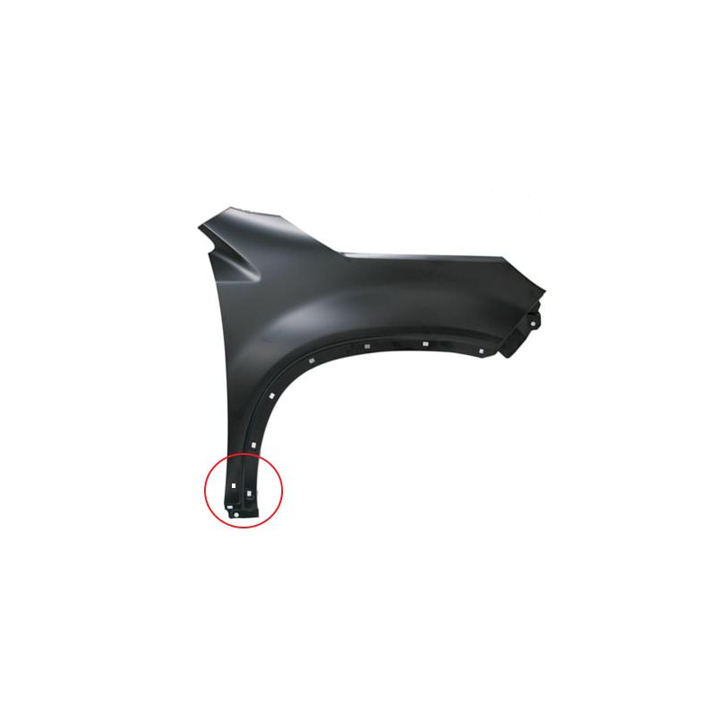 PARAFANGO ANT DX GIROPARAFANGO + MODANATURA KIA SORENTO (XM) 2009 2012 OEM 663211U021