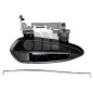 MANIGLIA PORTA EST IN PLASTICA NERO ANT DX FIAT GRANDE PUNTO (199) 2005 2012 OEM 735276364
