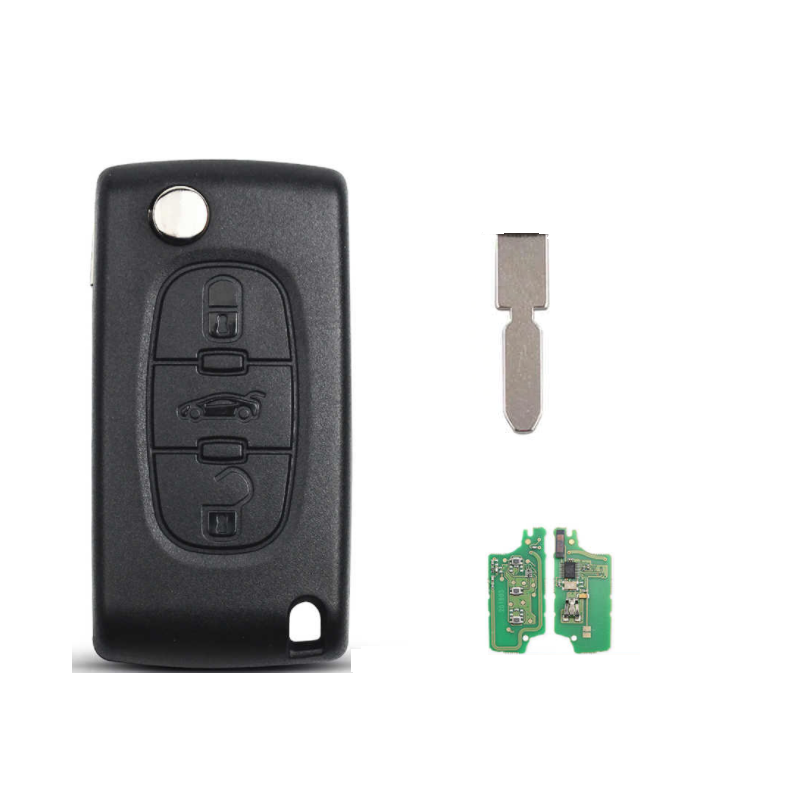GUSCIOO CHIAVE COMPLETO 3 (NE78) ID46 T14 433MHZ PEUGEOT 406 SDN (8C/8E/8F) 1996 2005