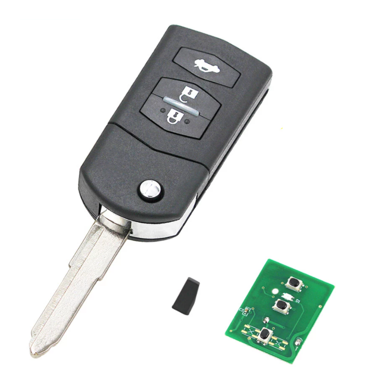 GUSCIOO CHIAVE COMPLETO (MAZ24R) 4D63 433MHZ 80 MAZDA 2 (DE/DH) 2007 2014