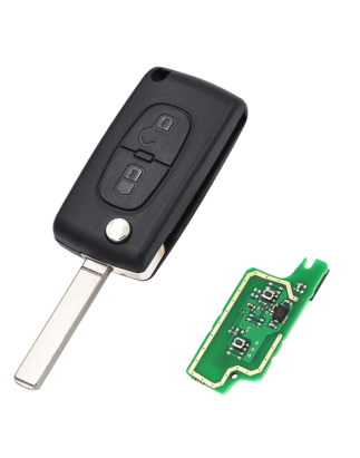 GUSCIOO CHIAVE COMPLETO 2 (VA2) ID46 CE0536 433MHZ PEUGEOT 307