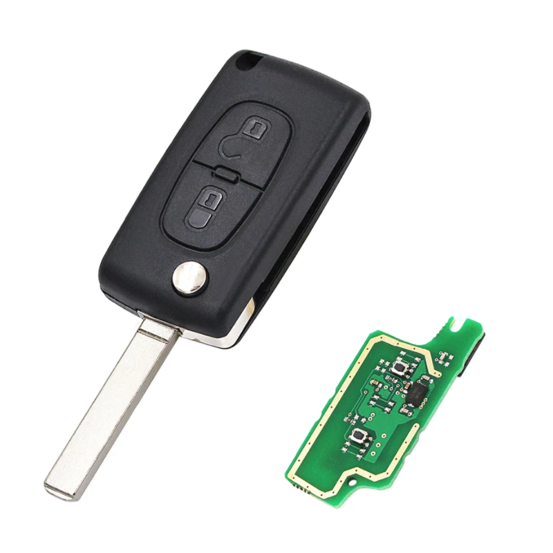GUSCIOO CHIAVE COMPLETO 2 (VA2) ID46 CE0536 433MHZ PEUGEOT 307 (3A/3C) 2001 2005