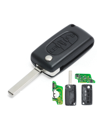 GUSCIOO CHIAVE COMPLETO ID46 CE0523 433MHZ PEUGEOT 307 (3A/3C)