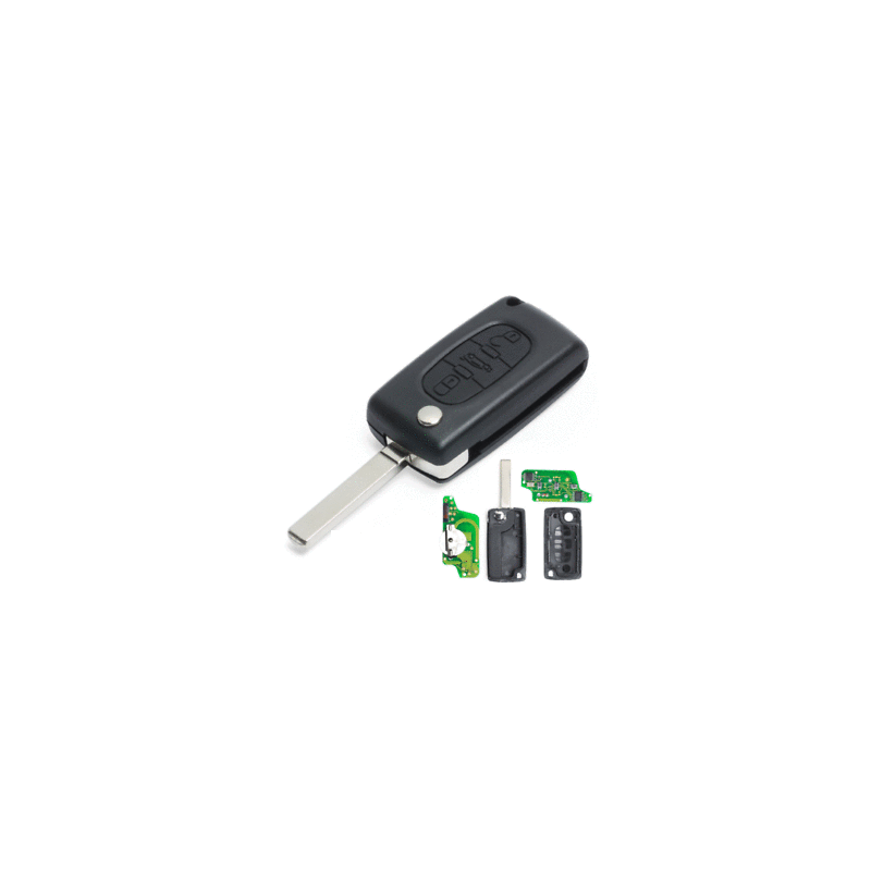 GUSCIOO CHIAVE COMPLETO ID46 CE0523 433MHZ PEUGEOT 307 (3A/3C) 2001 2005