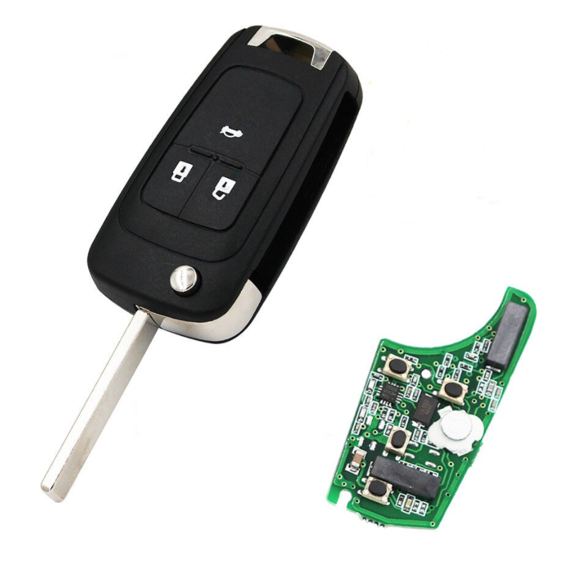 GUSCIOO CHIAVE COMPLETO 3 (HU100) ID46 315MHZ CHEVROLET AVEO H/B-L/B 2008 2012