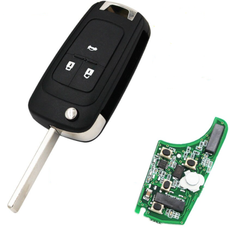 GUSCIOO CHIAVE COMPLETO 3 (HU100) ID46 315MHZ CHEVROLET AVEO