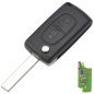 GUSCIOO CHIAVE COMPLETO 2 (HU83) ID46 CE0536 433MHZ PEUGEOT 407 (6D/6C) 2004 2010