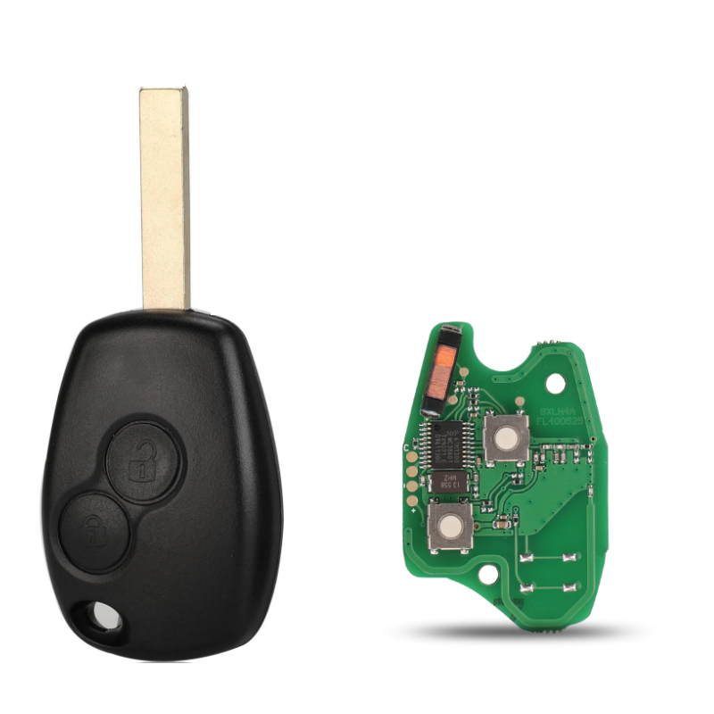 GUSCIOO CHIAVE COMPLETO 46 ELECTRONIC BOARD 433MHZ RENAULT CLIO I (B C57/5 357) 1994 1995