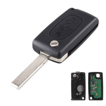 GUSCIOO CHIAVE COMPLETO (HU83) ID46 T14 433MHZ PEUGEOT 407