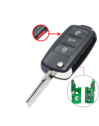 GUSCIOO CHIAVE COMPLETO ID46 433MHZ VOLKSWAGEN GOLF III