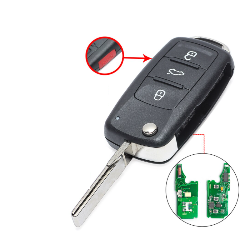GUSCIOO CHIAVE COMPLETO ID46 433MHZ VOLKSWAGEN GOLF III (1H1/1H5) 1992 1998