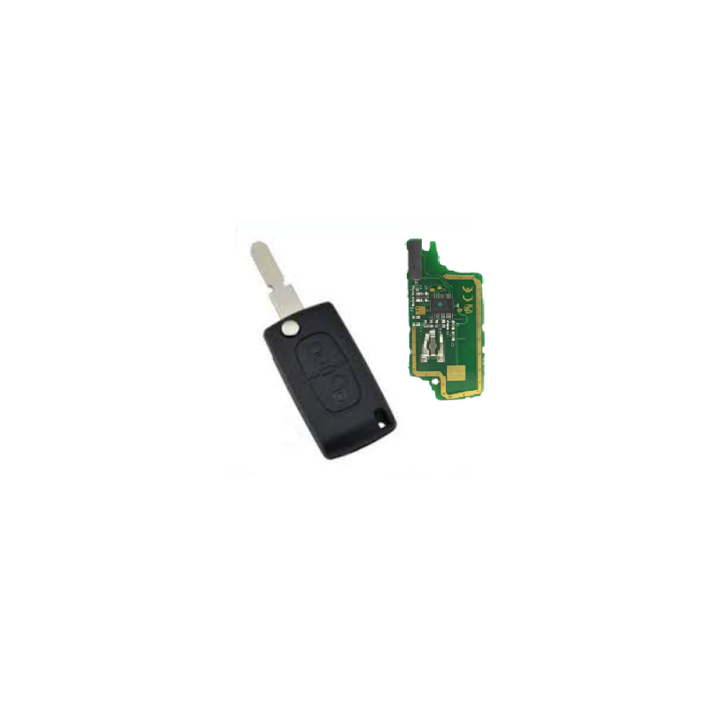 GUSCIOO CHIAVE COMPLETO 2 (NE78) ID46 CE0536 433MHZ PEUGEOT 406 SDN (8C/8E/8F) 1996 2005