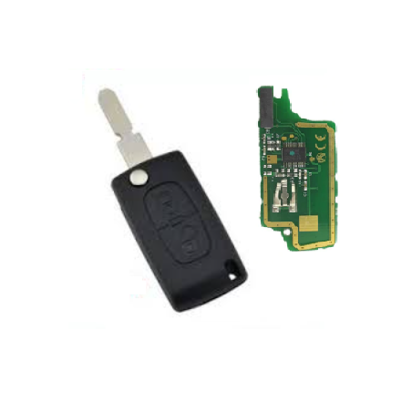 GUSCIOO CHIAVE COMPLETO 2 (NE78) ID46 CE0536 433MHZ PEUGEOT 406