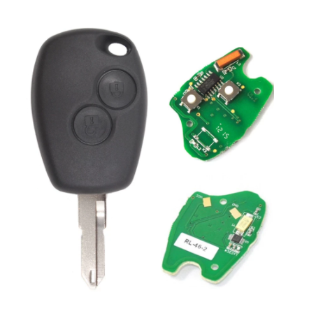 GUSCIOO CHIAVE COMPLETO 46 ELECTRONIC BOARD 433MHZ RENAULT CLIO