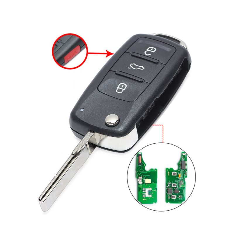 GUSCIOO CHIAVE COMPLETO ID46 315MHZ VOLKSWAGEN GOLF II (19E/1G1) 1984 1988