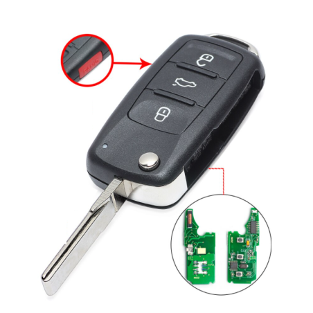 GUSCIOO CHIAVE COMPLETO ID46 315MHZ VOLKSWAGEN GOLF II (19E/1G1)