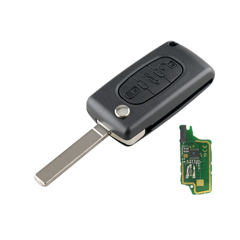 GUSCIOO CHIAVE COMPLETO 3 (VA2) ID46 CE0523 433MHZ PEUGEOT 307 (3A/3C) 2001 2005