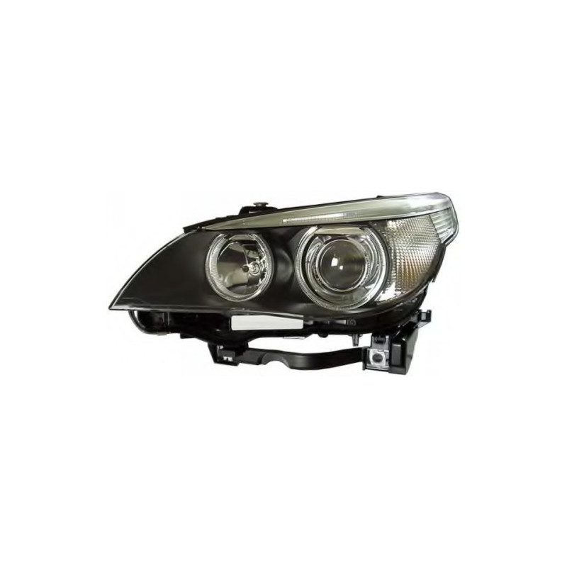FARO FANALE PROIETTORE SX 4 XENON LED NERA BMW SERIES 5 (E60/E61) 2003 2010 OEM 63127160193