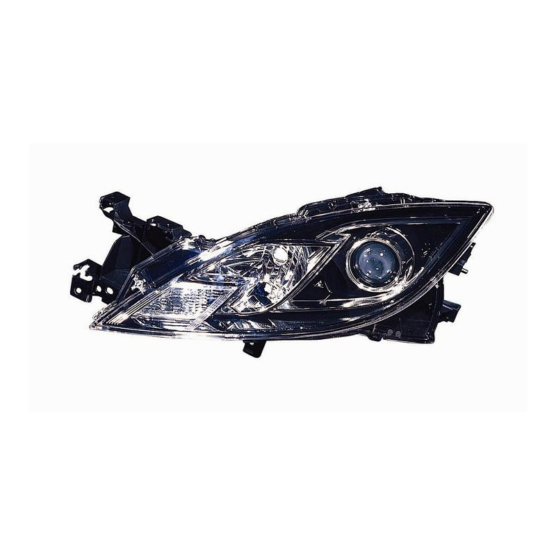 FARO FANALE PROIETTORE DX H11,H9 NERA ELETTRICA MAZDA 6 (GH/GJ/GL) 2008 2013 OEM GS1F510K0E