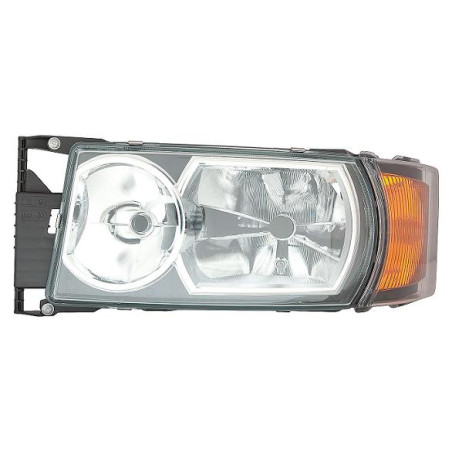 FARO FANALE PROIETTORE SX XENON,H7,D1R LED MANUALE CROMATA