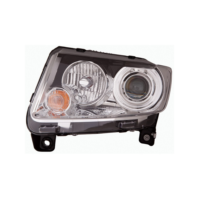 FARO FANALE PROIETTORE SX H9,P27,7W,WY21W CROMATA JEEP COMPASS (MK49) 2011 2016 OEM 05182553AC