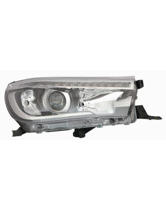 FARO FANALE PROIETTORE DX LED NERA LED ELETTRICA TOYOTA HI-LUX