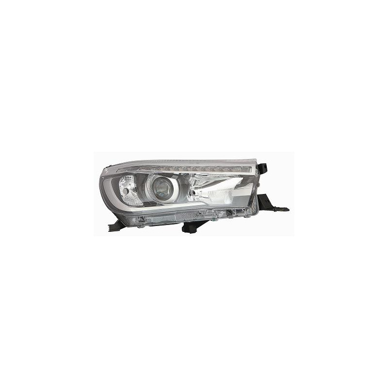 FARO FANALE PROIETTORE DX LED NERA LED ELETTRICA TOYOTA HI-LUX 2WD/4WD (N1) 2015 2020 OEM 811400K710