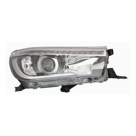 FARO FANALE PROIETTORE DX LED NERA LED ELETTRICA TOYOTA HI-LUX