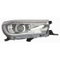 FARO FANALE PROIETTORE DX LED NERA LED ELETTRICA TOYOTA HI-LUX 2WD/4WD (N1) 2015 2020 OEM 811400K710