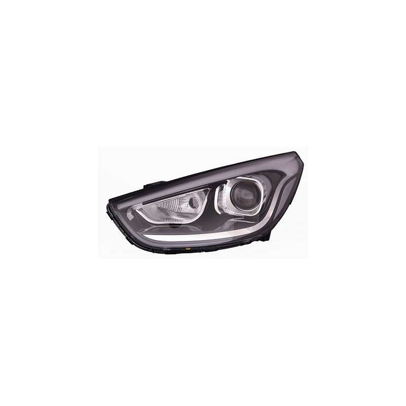 FARO FANALE PROIETTORE DX CON LUCE DI A LED NERA ELETTRICA HYUNDAI iX35/TUCSON (LM/EL/ELH) 2010 2015 OEM 921022S610