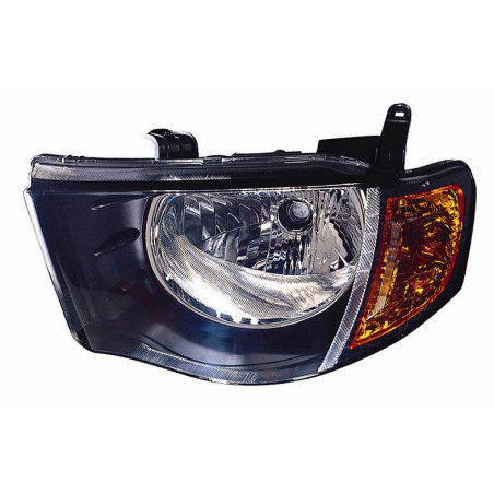 FARO FANALE PROIETTORE DX H4 ARANCIO ELETTRICA MITSUBISHI P/U