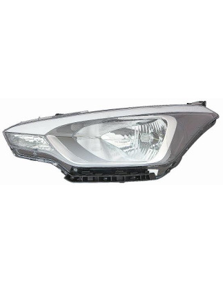FARO FANALE PROIETTORE SX 3 H4 NERA ELETTRICA HYUNDAI i20 II