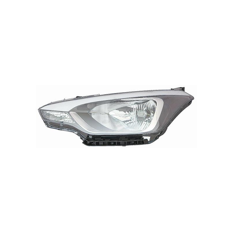 FARO FANALE PROIETTORE SX 3 H4 NERA ELETTRICA HYUNDAI i20 II (COUPE) (GB) 2014 2018 OEM 92101C8100