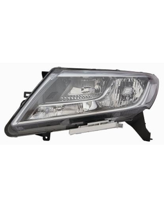 FARO FANALE PROIETTORE SX H11 NERA ELETTRICA NISSAN P/U NAVARA